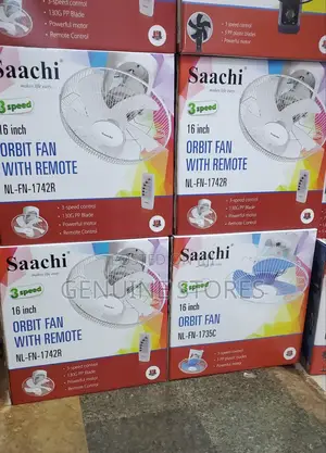 Saachi Ceiling Fan With a Remote Control.