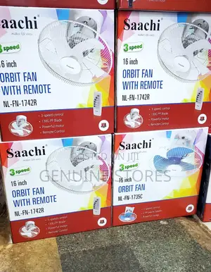 Saachi Ceiling Fan With a Remote Control.