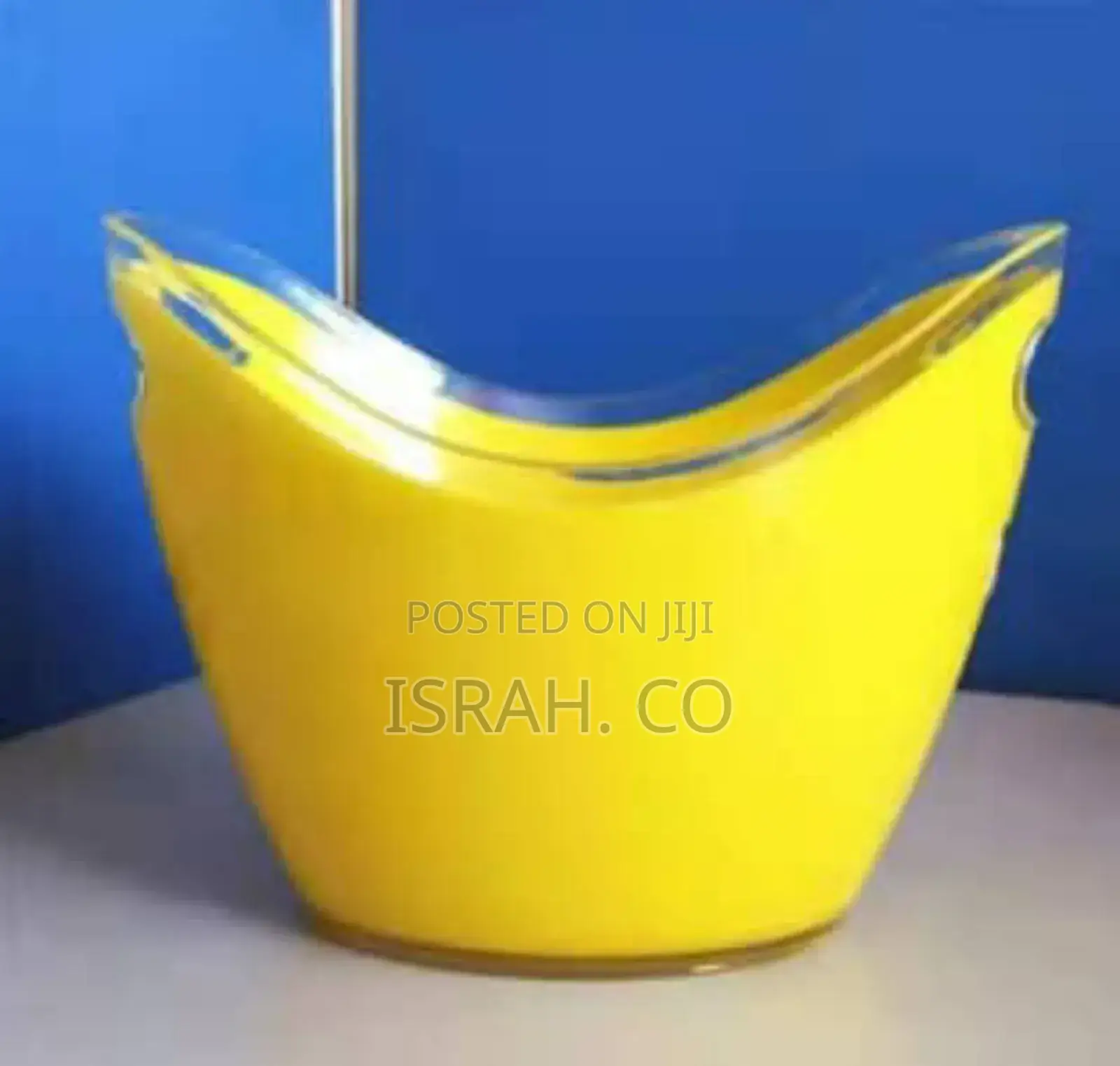 Yellow Acrylic Wine or Champagne Bucket