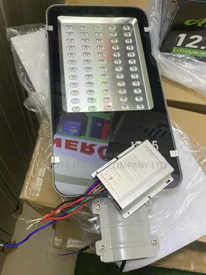 60w Street Lights Separate Batteries and Panels