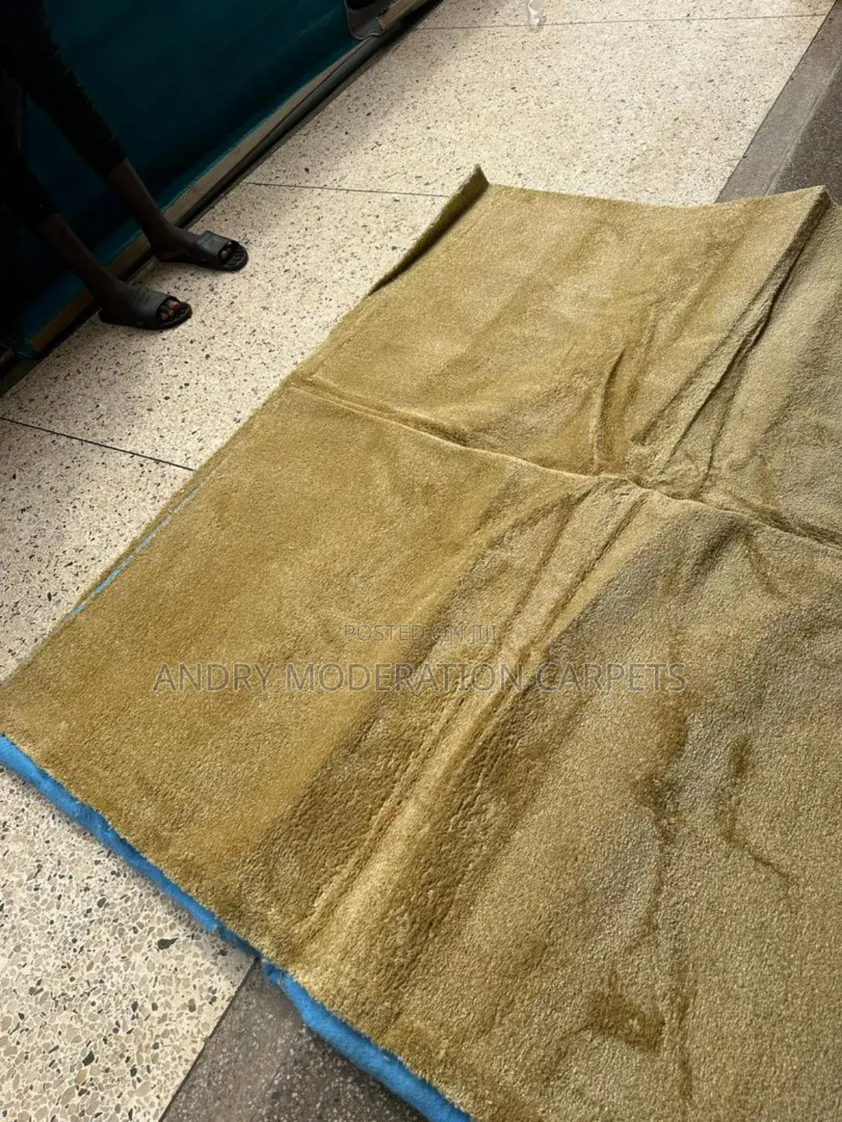 Brown and Arms Green Soft Galaxy Carpets