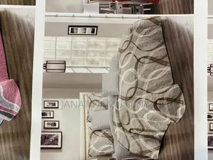 Brown Lined 4 Piece Bedspread(Light Duvet With a Bedsheet)