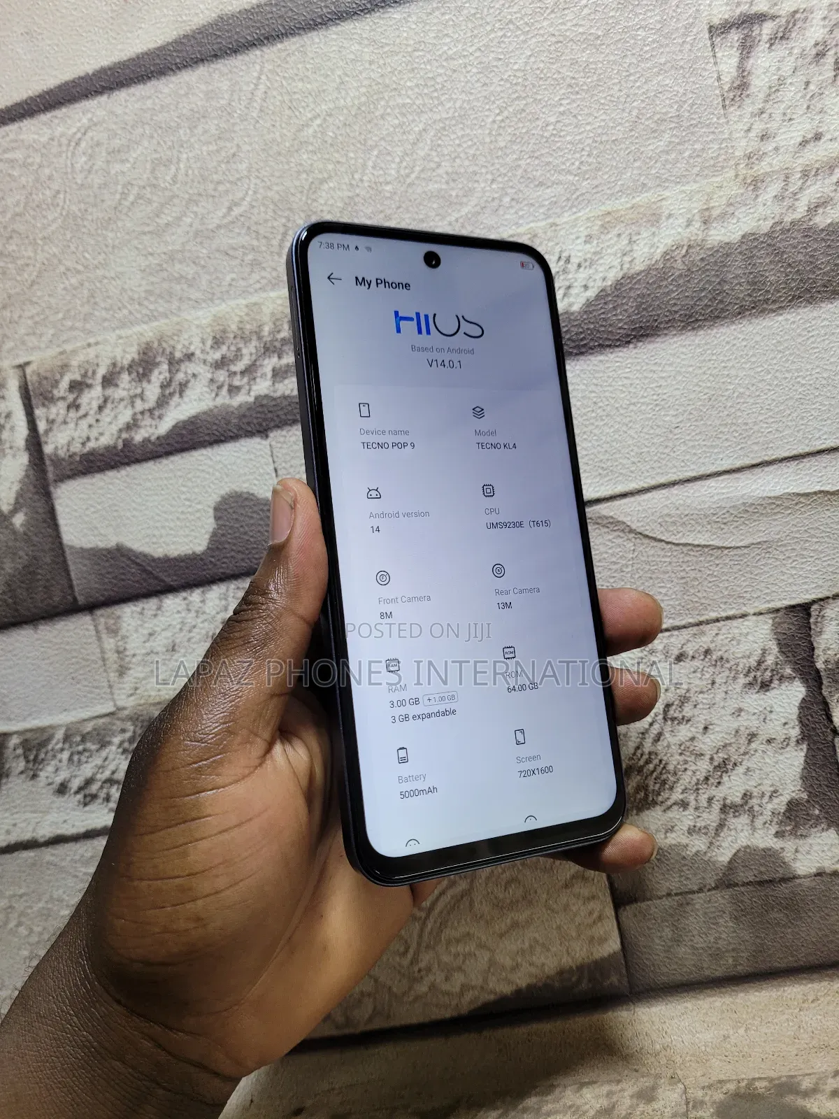 Tecno Pop 9 64 GB Black