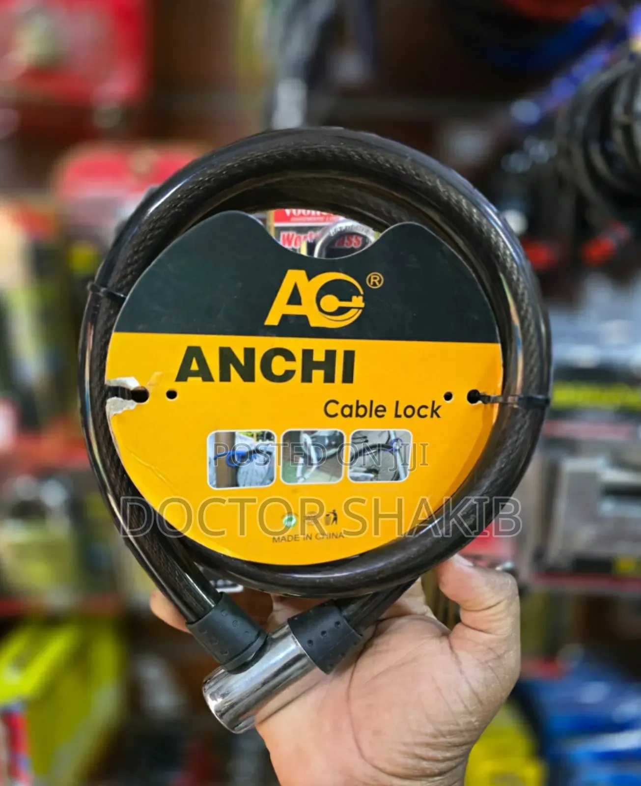 Strong Anchi Heavy-Duty Thick Cable Lock