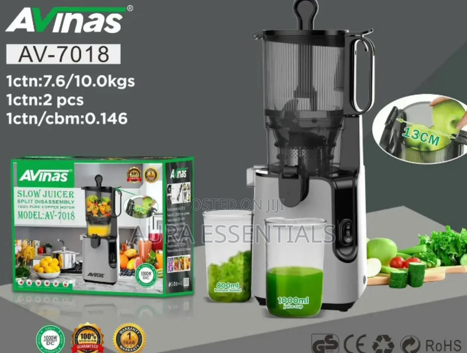Avinas Automatic Portable Juicer