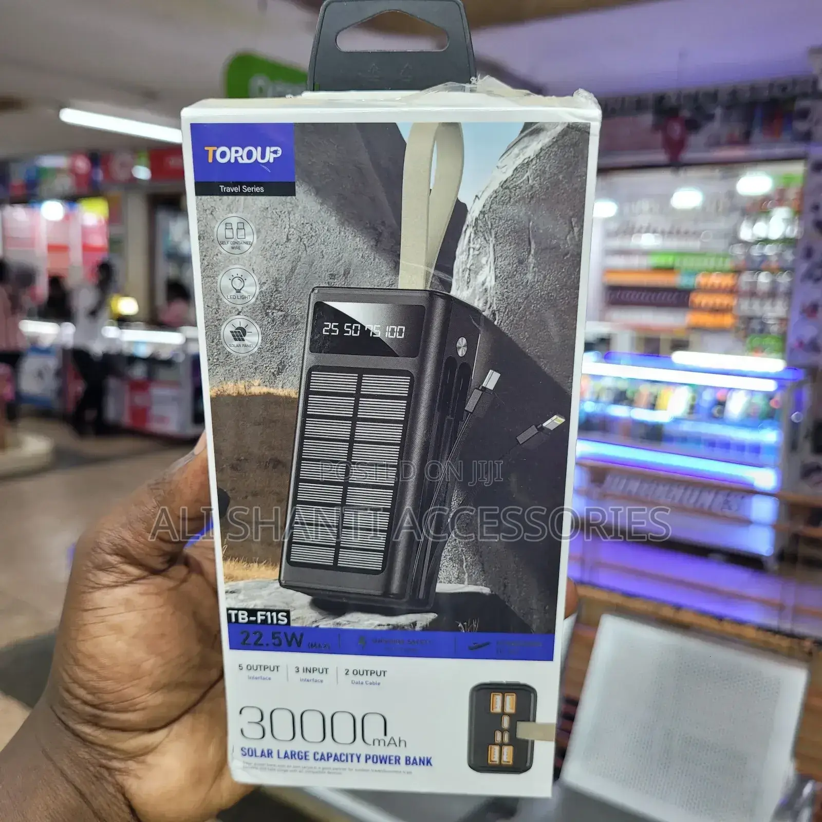 30000mah Super Fast Solar Power Bank