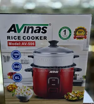 Avinas 6l Rice Cooker With Food Steamer Pot