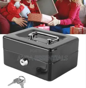 Portable Robust Metal Cash Box