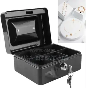 Portable Robust Metal Cash Box