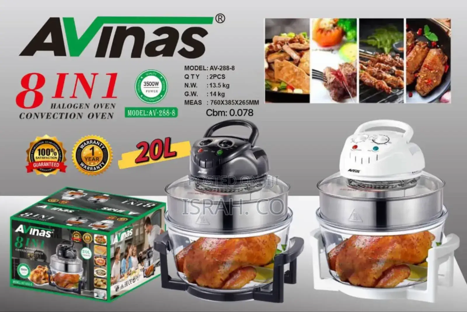 Avinas 8-in-1 Halogen Oven