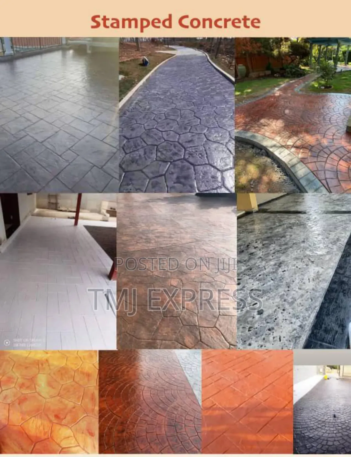 Stamped Concrete Floors Per Square Metre