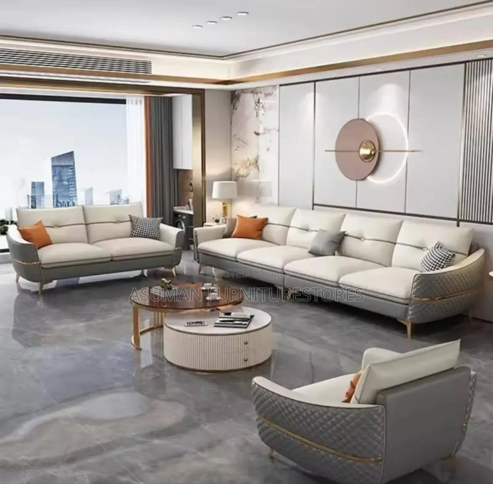 Executive 7seater Sofa Set With Centre Table Call