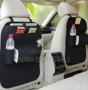2 Pieces of Car Back Seat Organizer - Multi-Colours