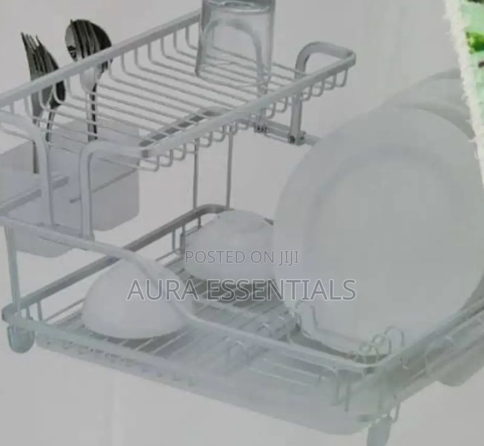Aluminium Plate Dish Drying -2 Tier Rack