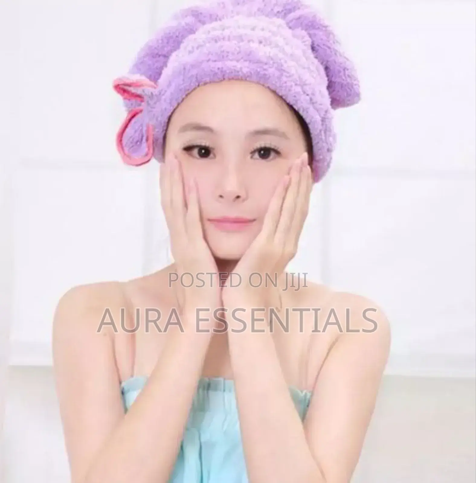 Microfiber Hair Quick Drying Towel Bath Wrap Shower Cap