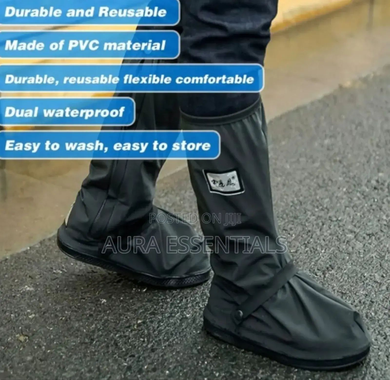 Anti Slip Waterproof Rain Boot Shoe Cover