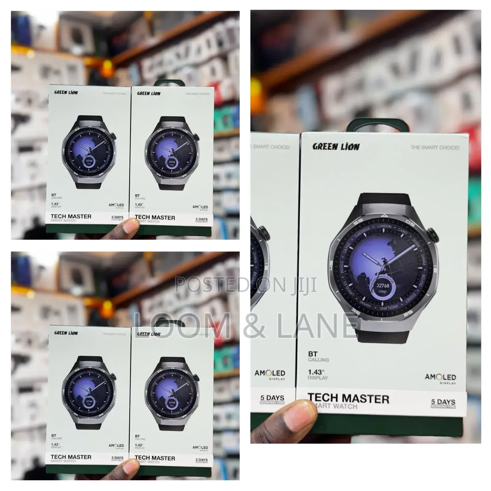 New Green Lion Tech Master Smart Watch