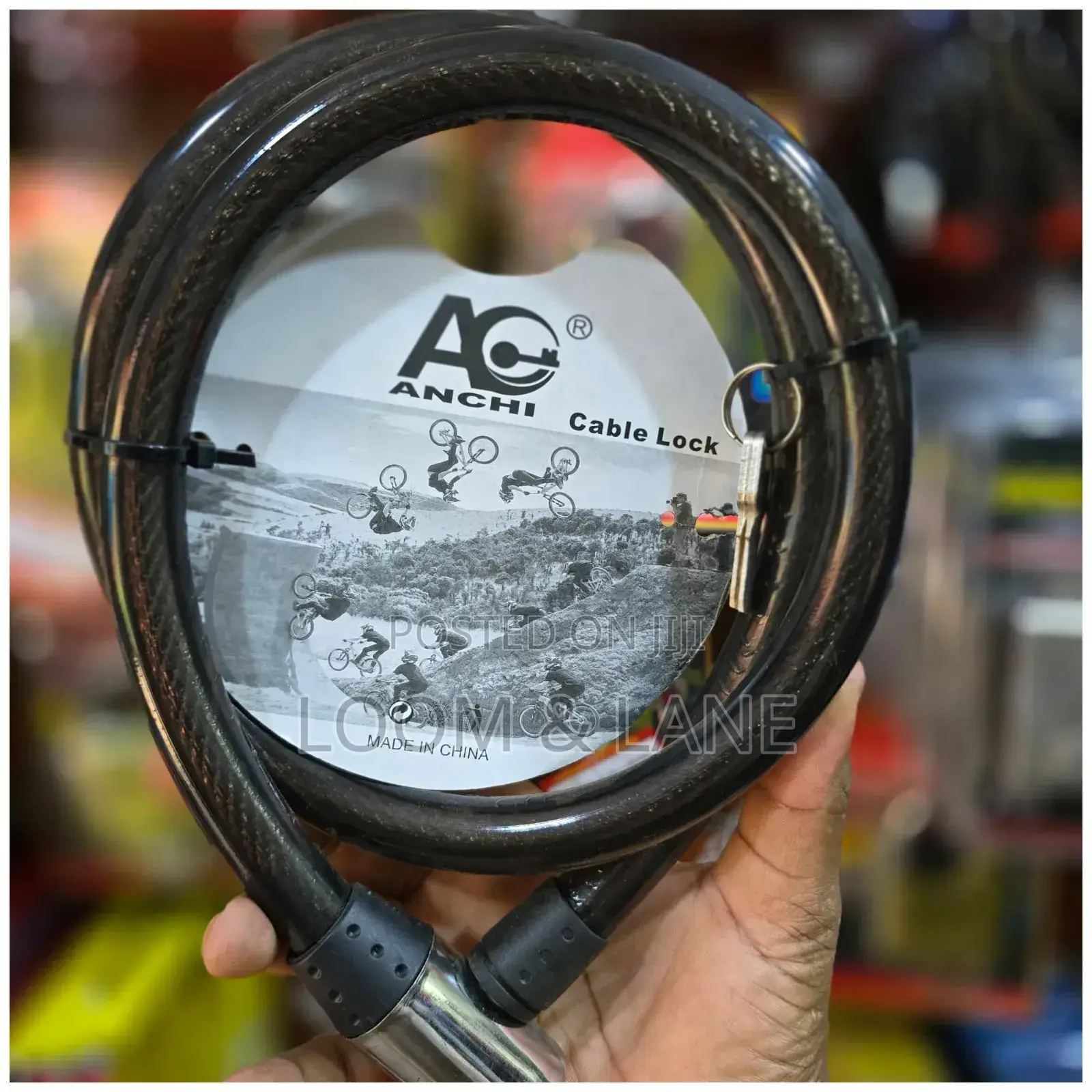 New Design Anchi Heavy Duty Thick Cable Lock