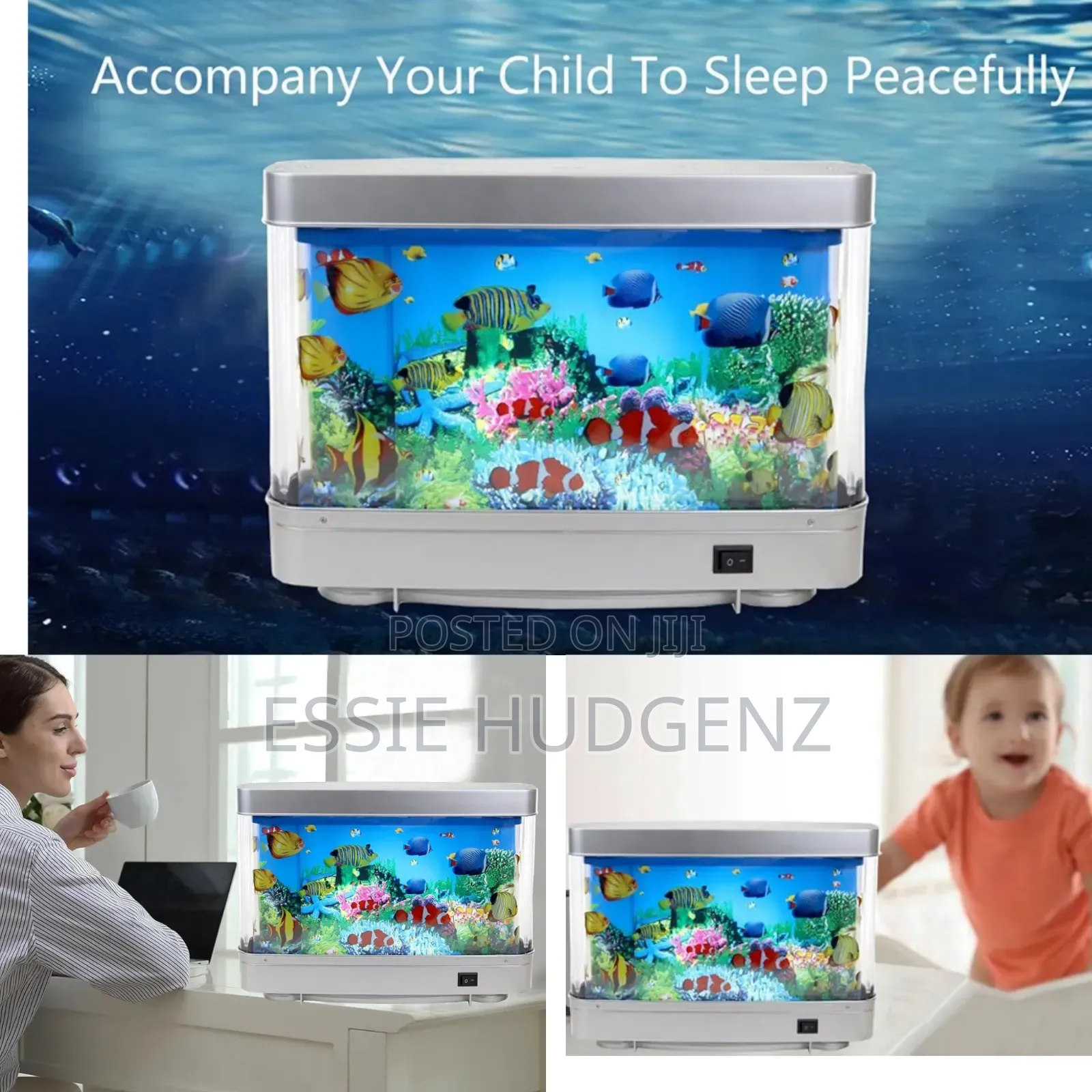 Fish Aquarium Decorative Lamp Virtual Ocean in Motion