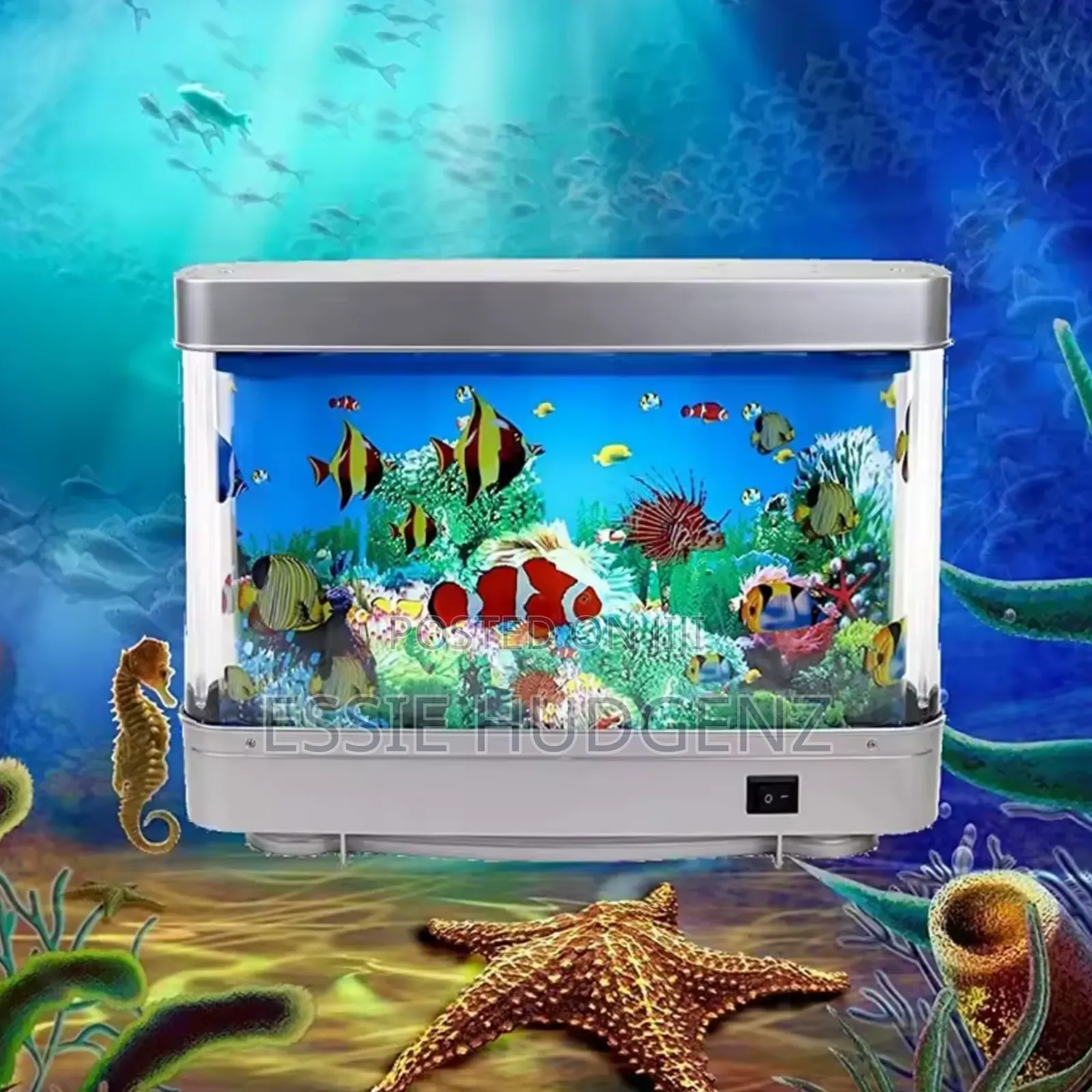 Fish Aquarium Decorative Lamp Virtual Ocean in Motion