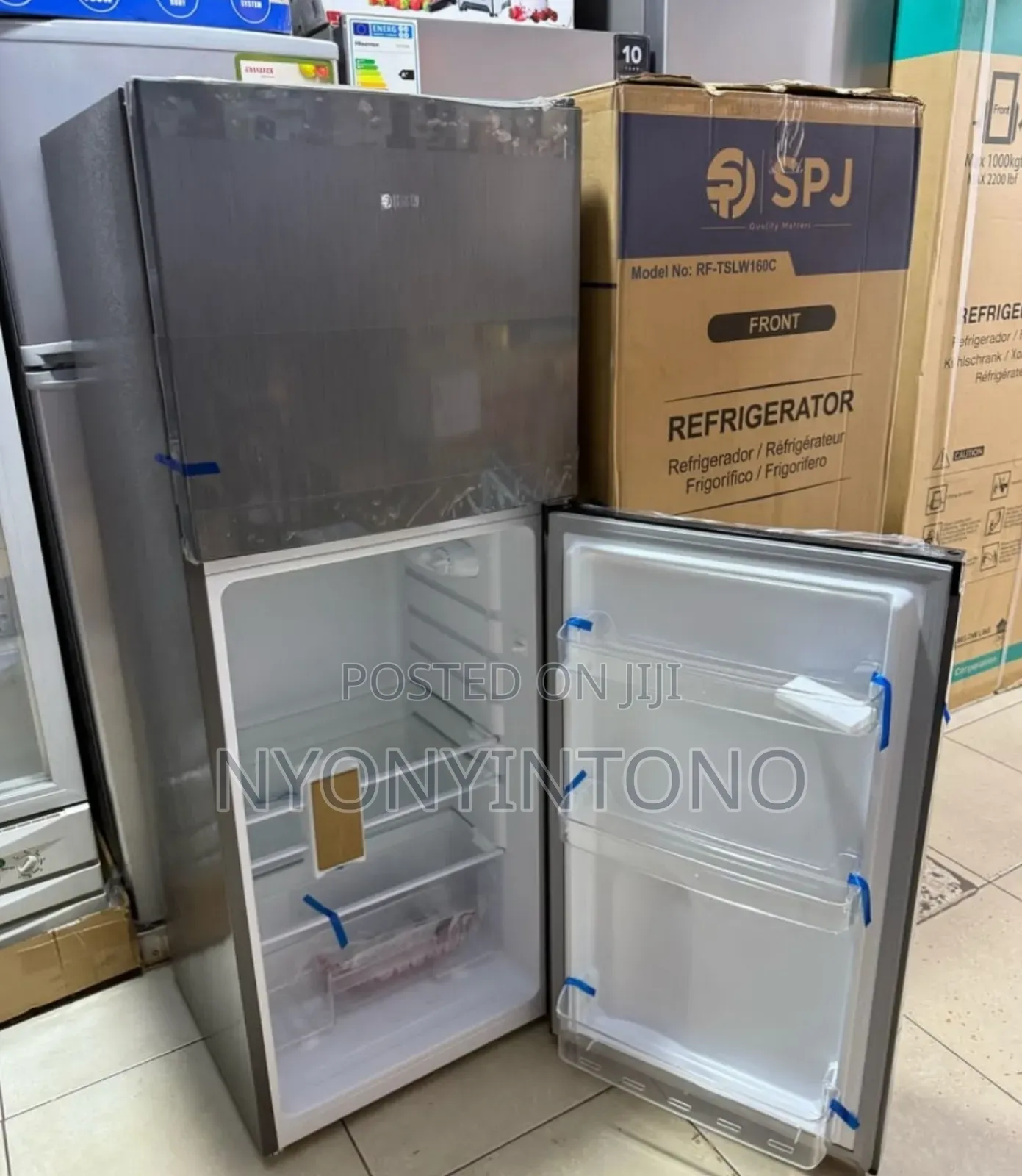 SPJ 160liters Top-Quality Double Door Fridge
