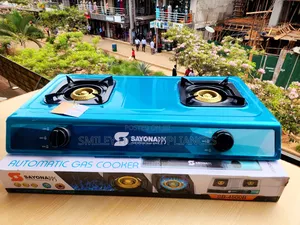Sayona Apps Stainless Steel Double Gas Burner