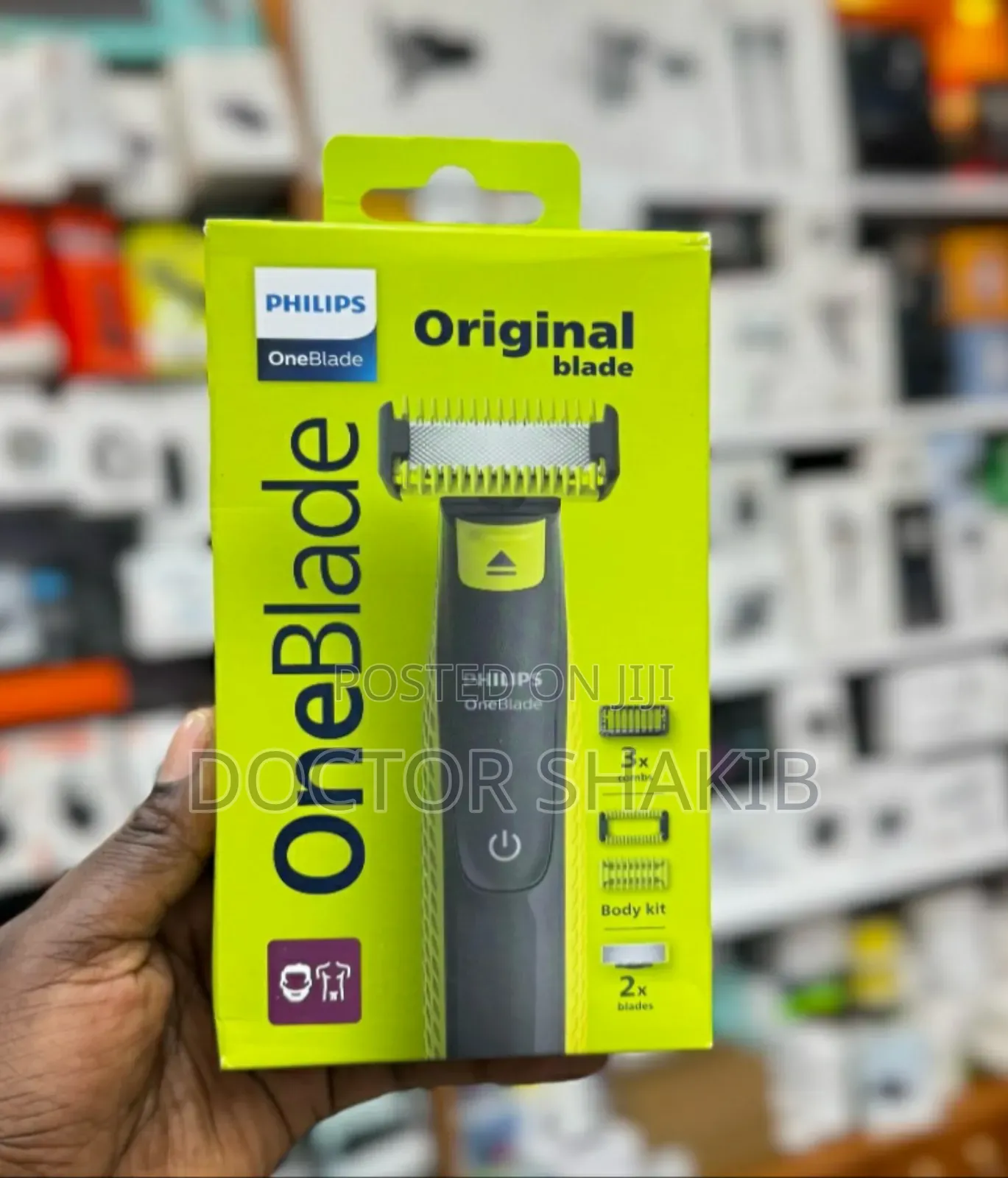 New Philips Oneblade Face Body Electric Beard Trimmer