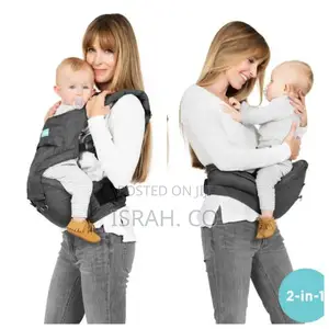 Moby 2-in-1 Baby Carrier + Hip Seat in Heathered Grey