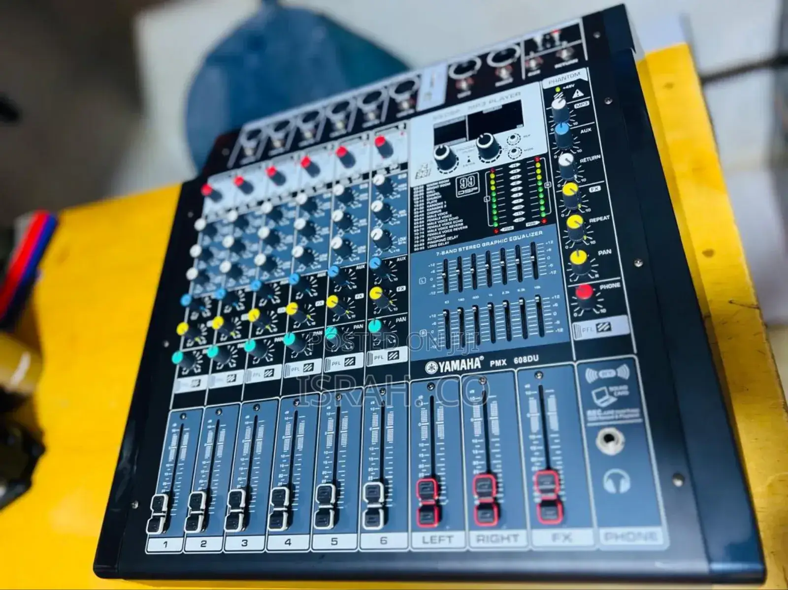 Yamaha Pmx602d 6-Channel Powered Mixer,