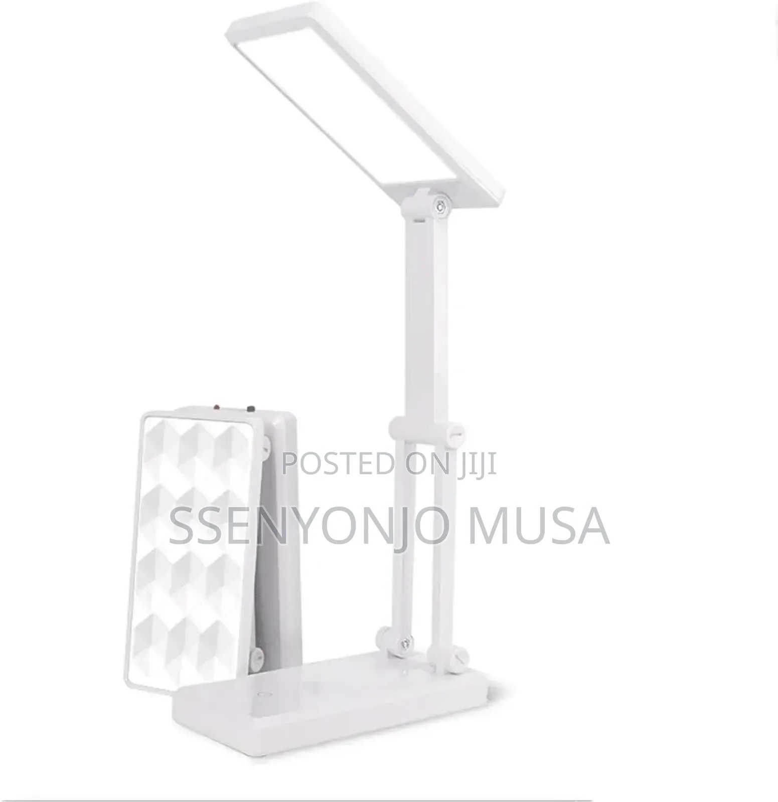 Touch Type White Table Lamp - Folding Led, Rechargeable