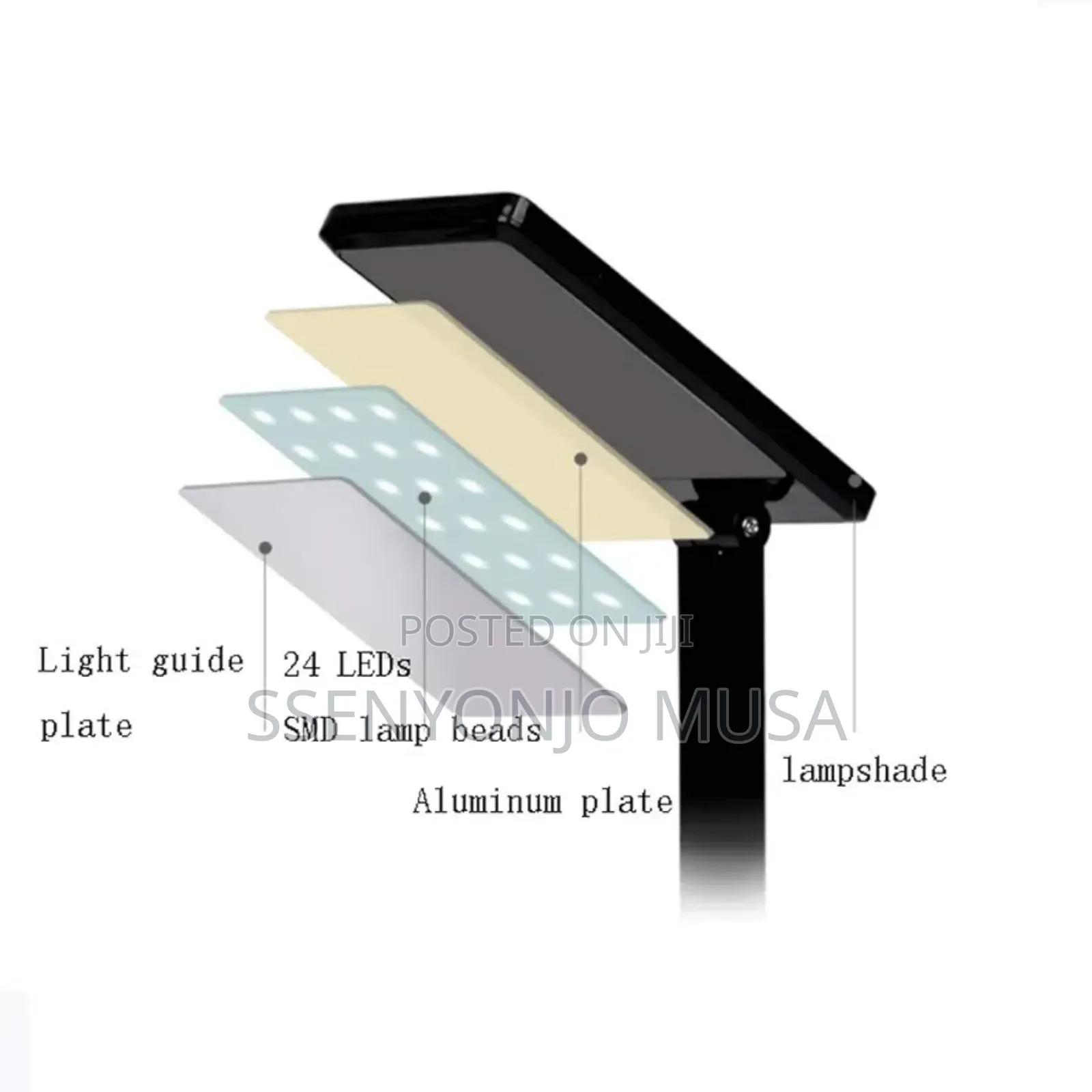 Touch Type White Table Lamp - Folding Led, Rechargeable