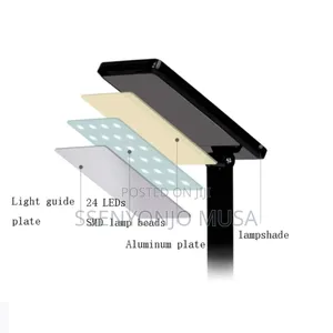 Touch Type White Table Lamp - Folding Led, Rechargeable