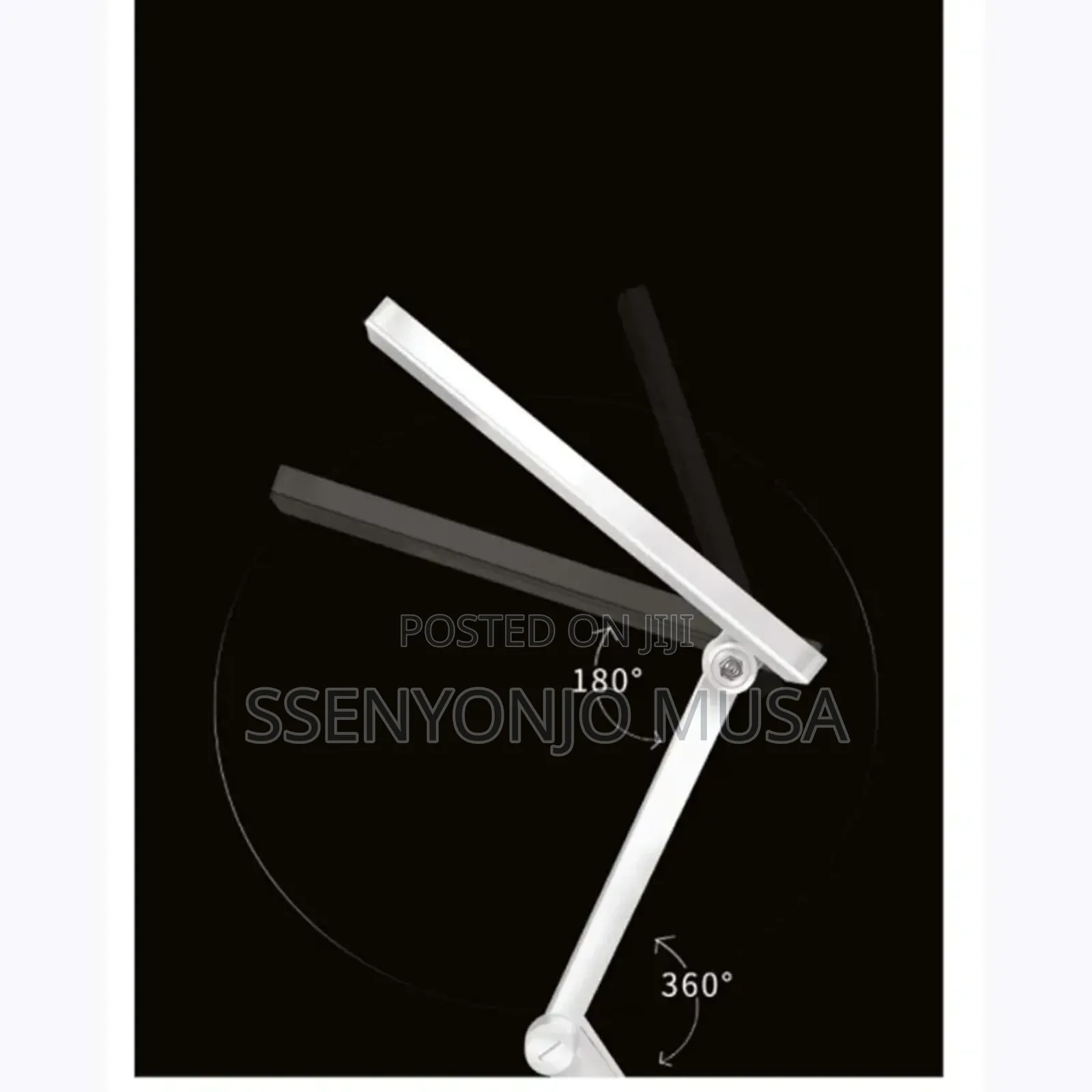 Touch Type White Table Lamp - Folding Led, Rechargeable