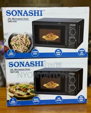 Sonashi High-Quality 20liters Microwave Oven 2yrs Warranty