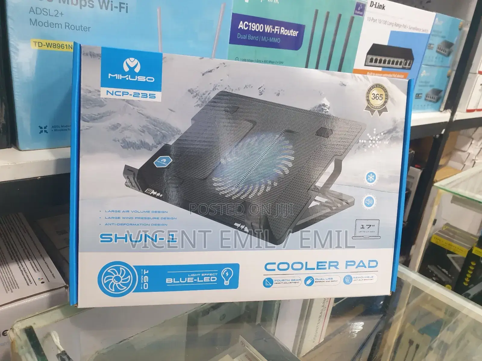 Laptop Stand With a Cooler Pad