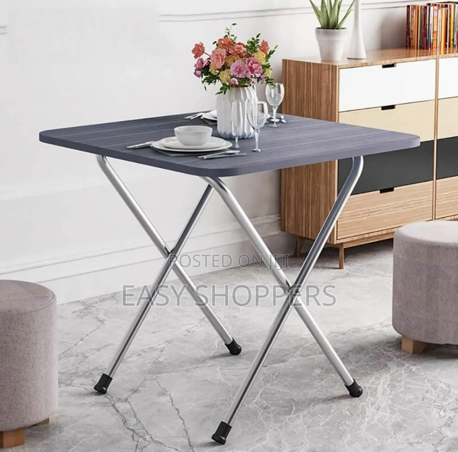 Portable Folding Study Table Coffe,Dinning Table 60x60x50cm