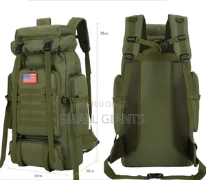 70l Large Capacity Travel/ Camping Bag - Black