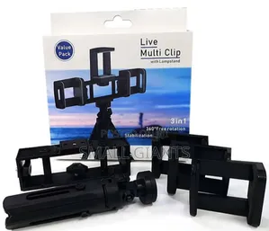 3 in 1 Live Multi Clip With Lamp Stand