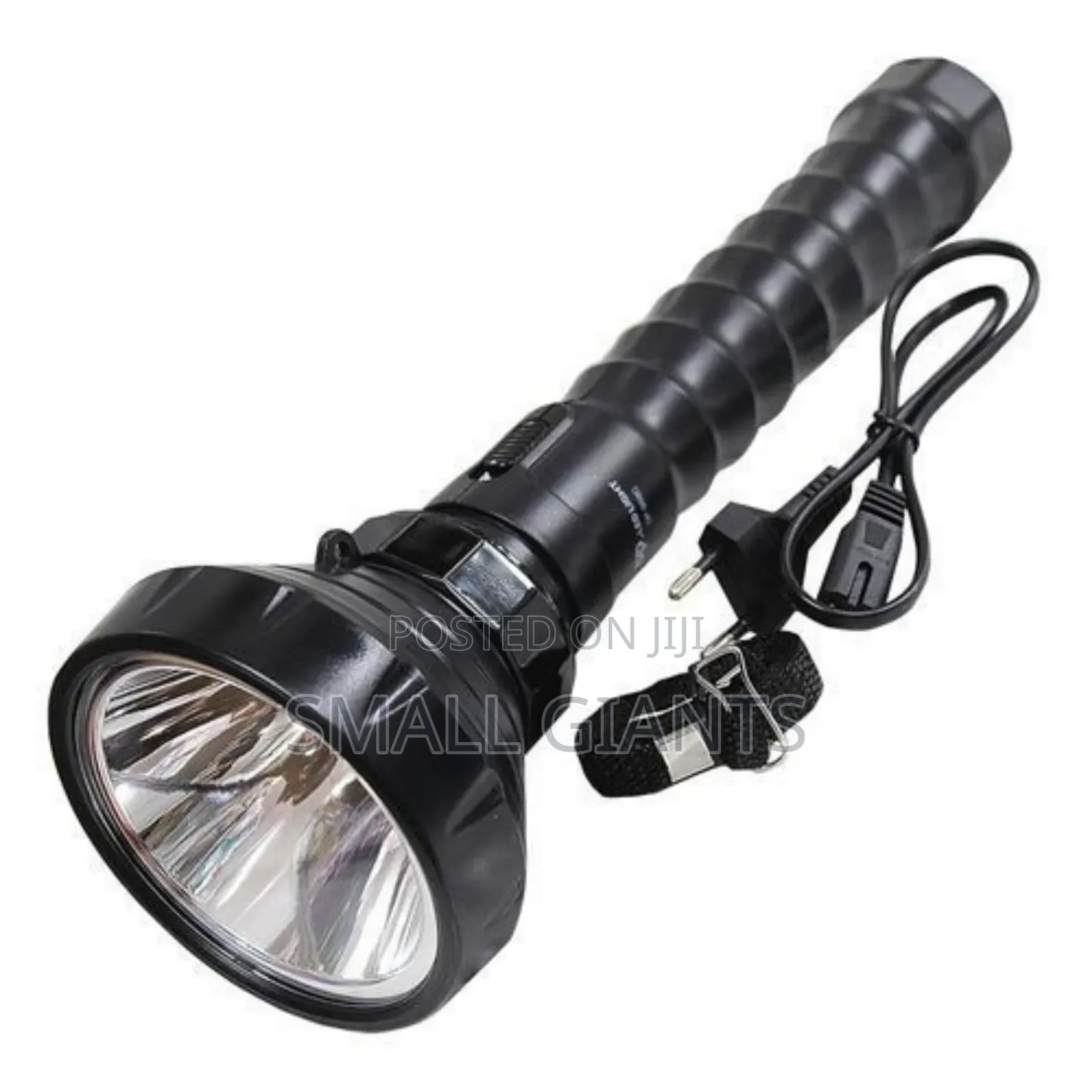 Dp Led Rechargeable Torch Flashlight – Black