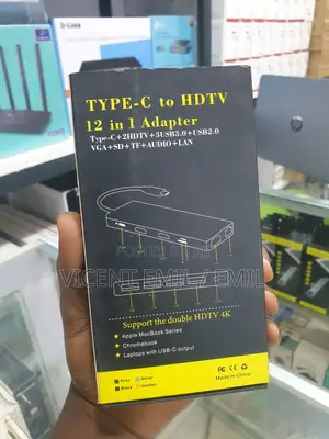 Type-C to Multiple Port 12 in 1 3