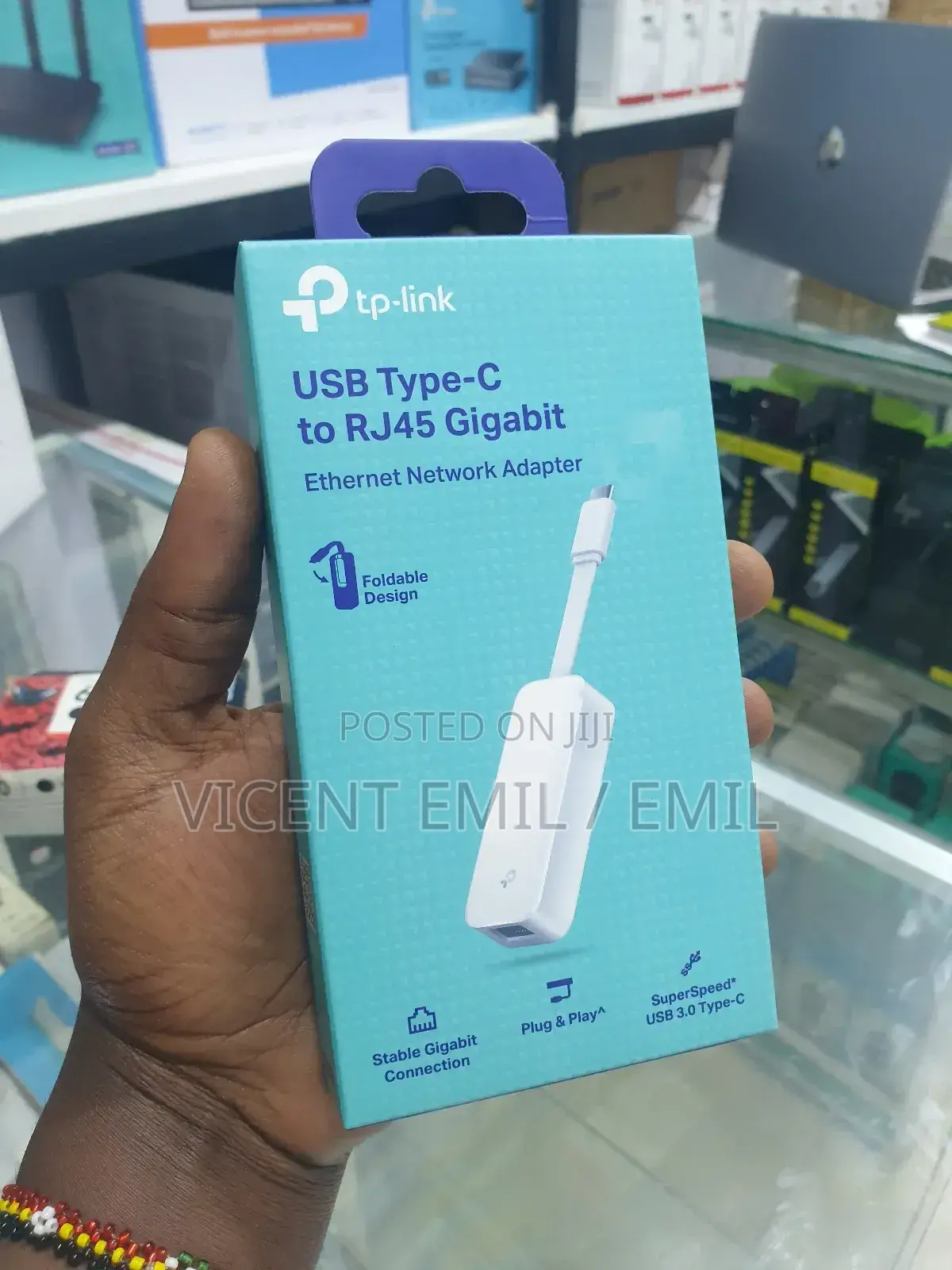 Usb Type-C to Rj45 Gigabit/ Type-C to Ethernet Adapter