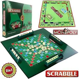 Monopoly Scrabble 2in1 Board Game