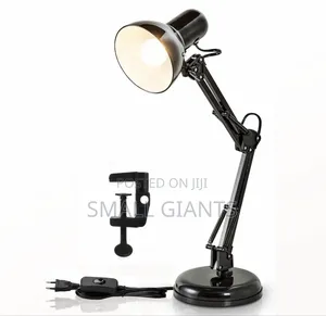 Multi-Joint Desk Lamp With Metal Clamp Base