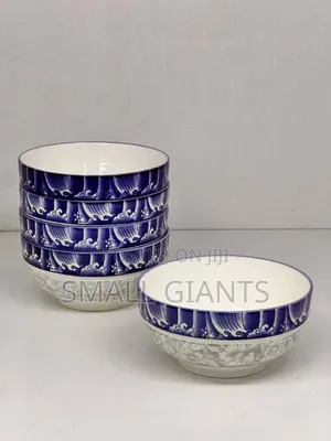 6pcs Set of Ceramic Soup Salad Bowls