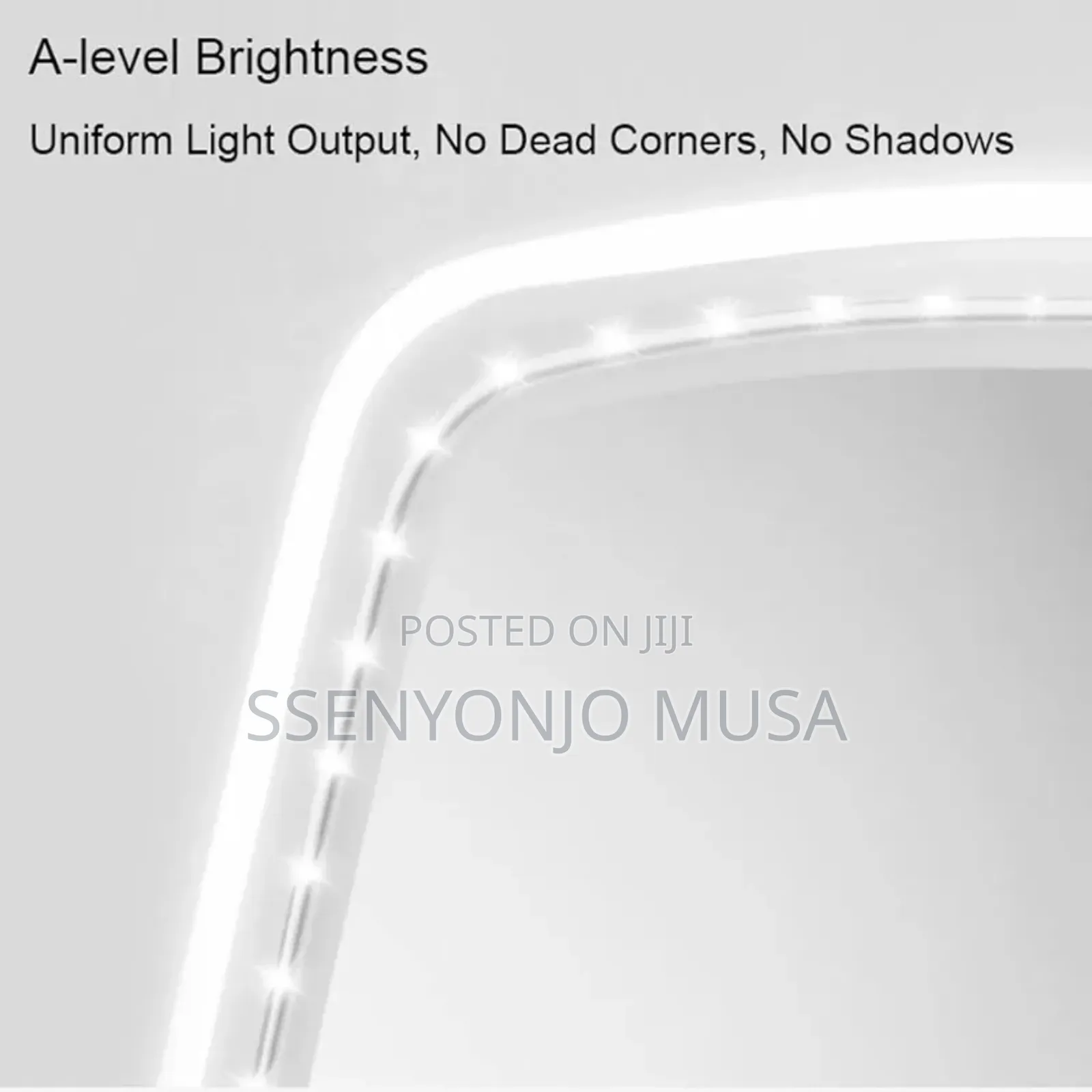 45x60cm Led Bathroom Mirror - Warm Light, Waterproof, Wall -