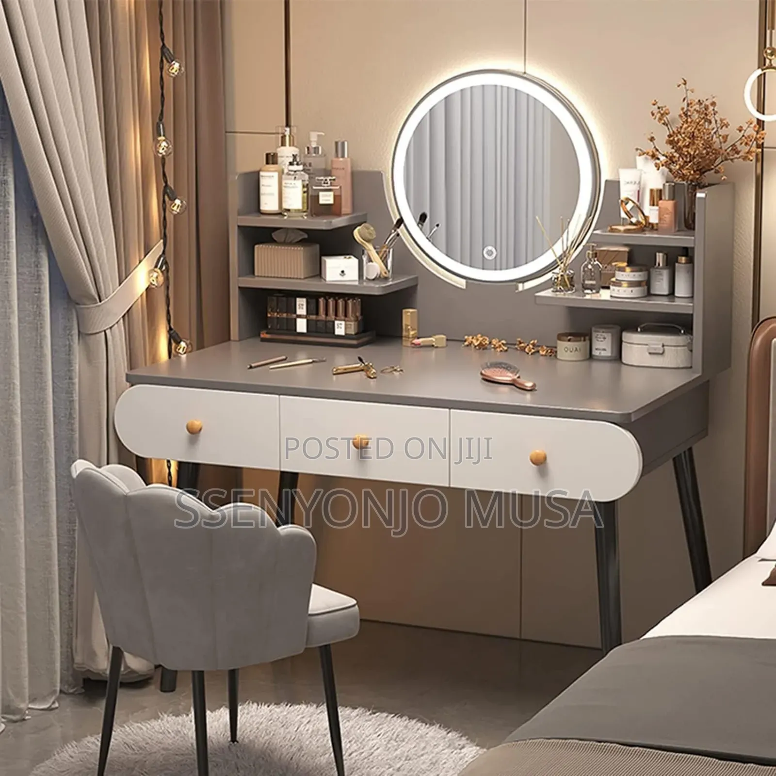 600x600mm Led Bathroom Mirror - Round, Touch Switch, 3 Color