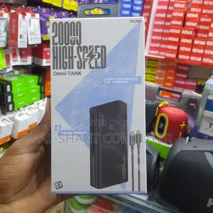 Tecno 20000mah High Speed Powerbank/Power Bank