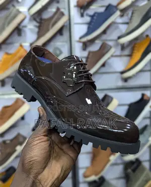 Original Coffee Brown Franco Banetti Shinny Oxfords