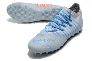 Original Silver/Blue Puma Future Z Mg Turf Football Boots