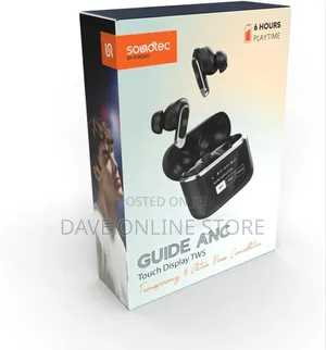Porodo Soundtec Guide Anc TWS Earbuds With Touch - Black